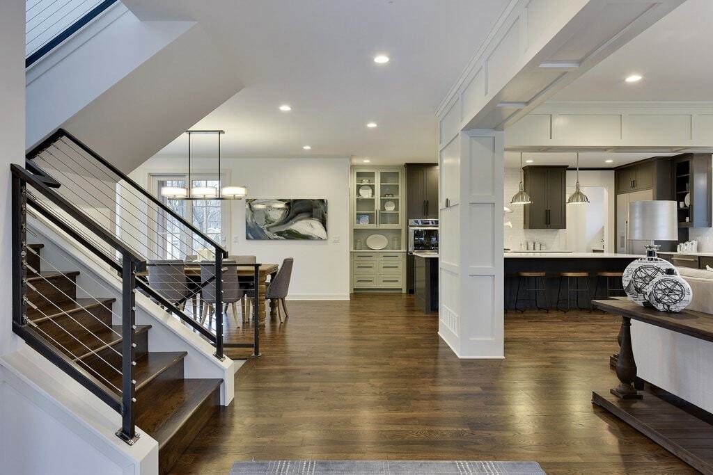Open floor plan view