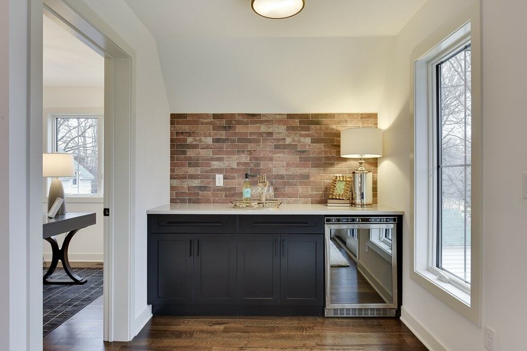 Coffee bar attached to the master suite