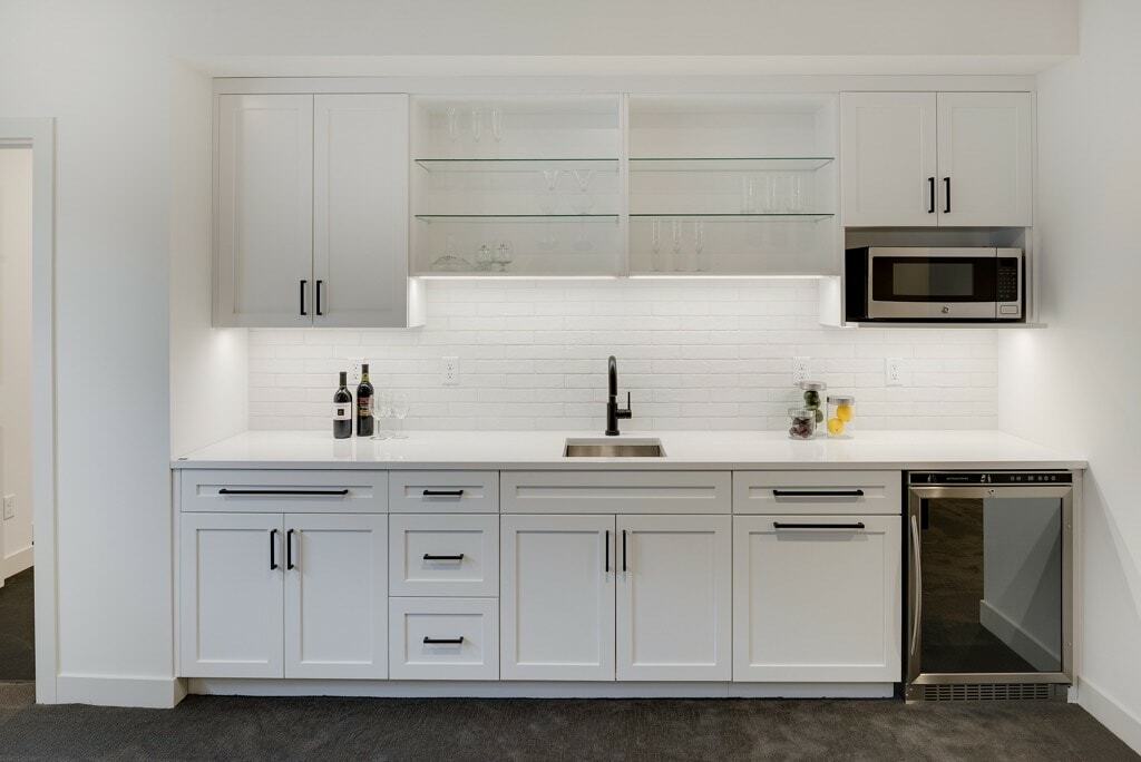 Custom wet bar