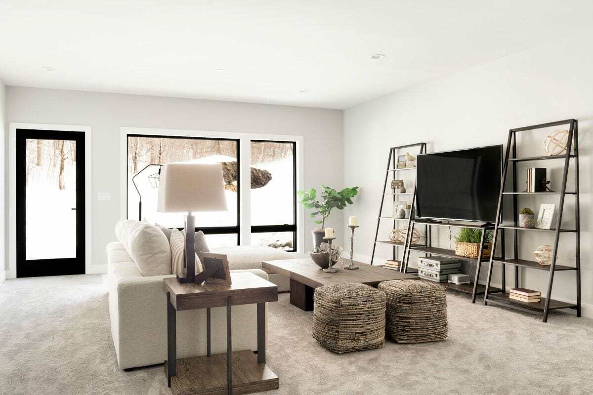 Lower-level family room