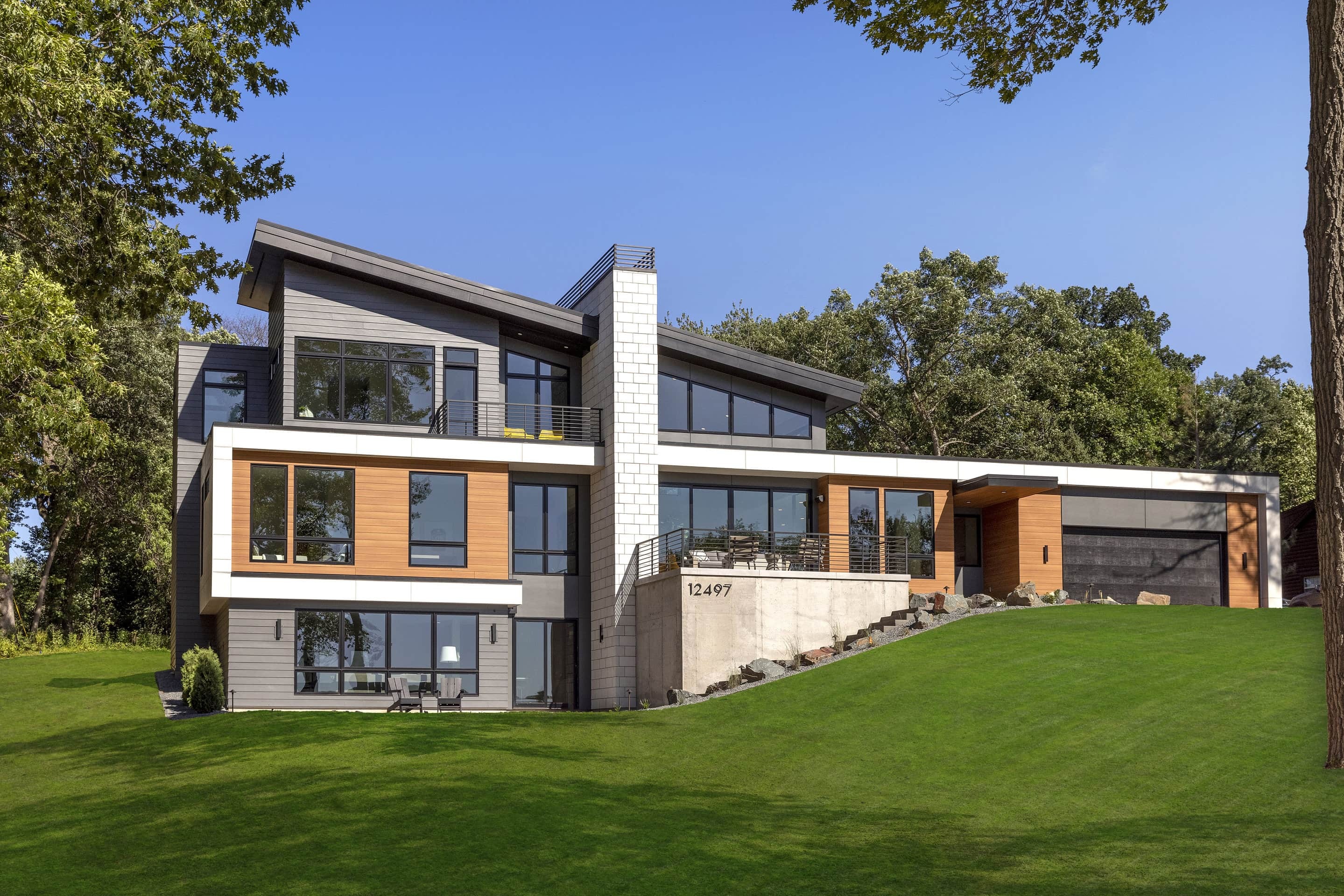 Bald Eagle Lake Retreat with three levels of energy efficient windows