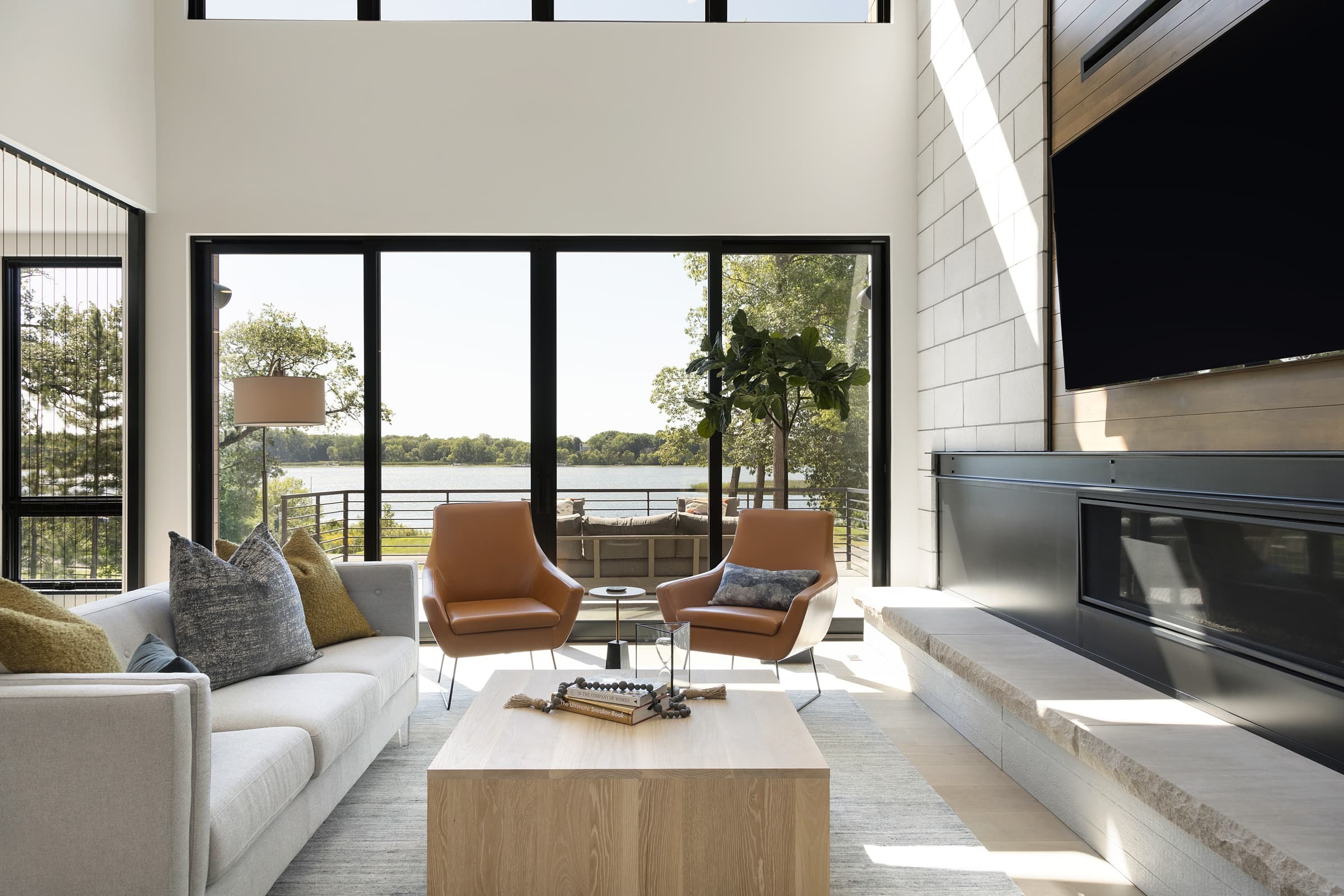 Majestic Lakeshore sunsets from the living room