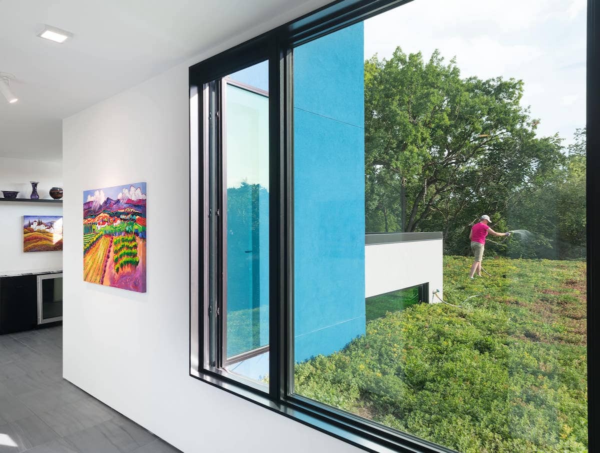 A massive green roof system