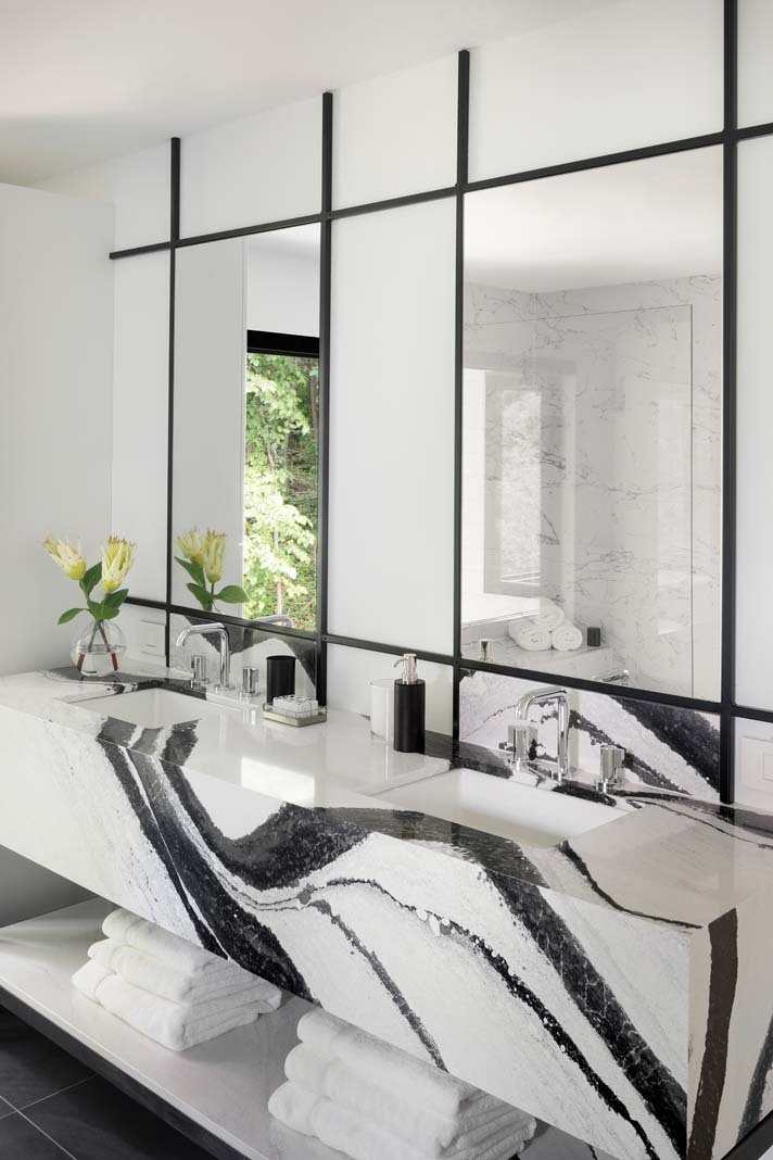 Master Bathroom with Cambria countertops