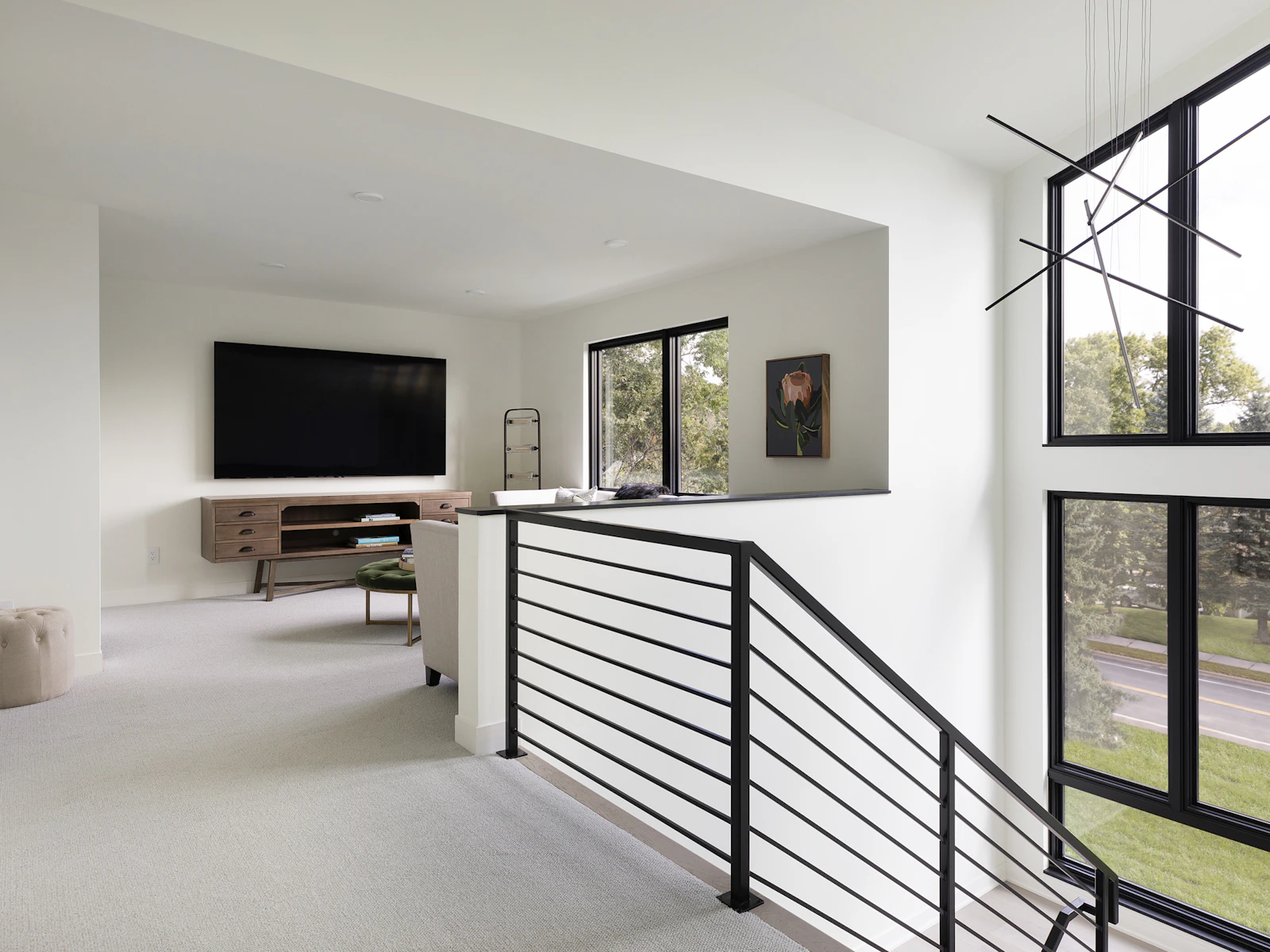 Second level lounge space