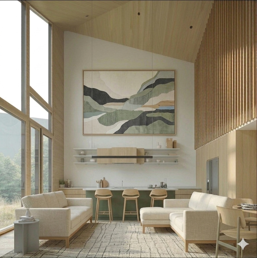 Deephaven Den Kitchen, Living, and Dining Area
