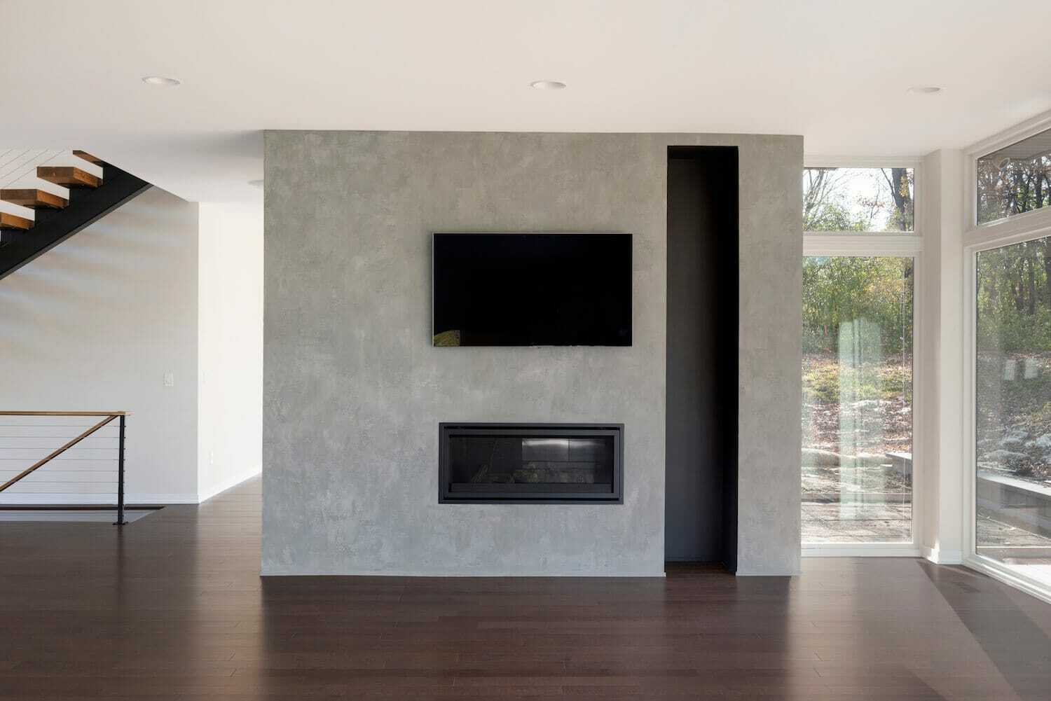 Modern fireplace design