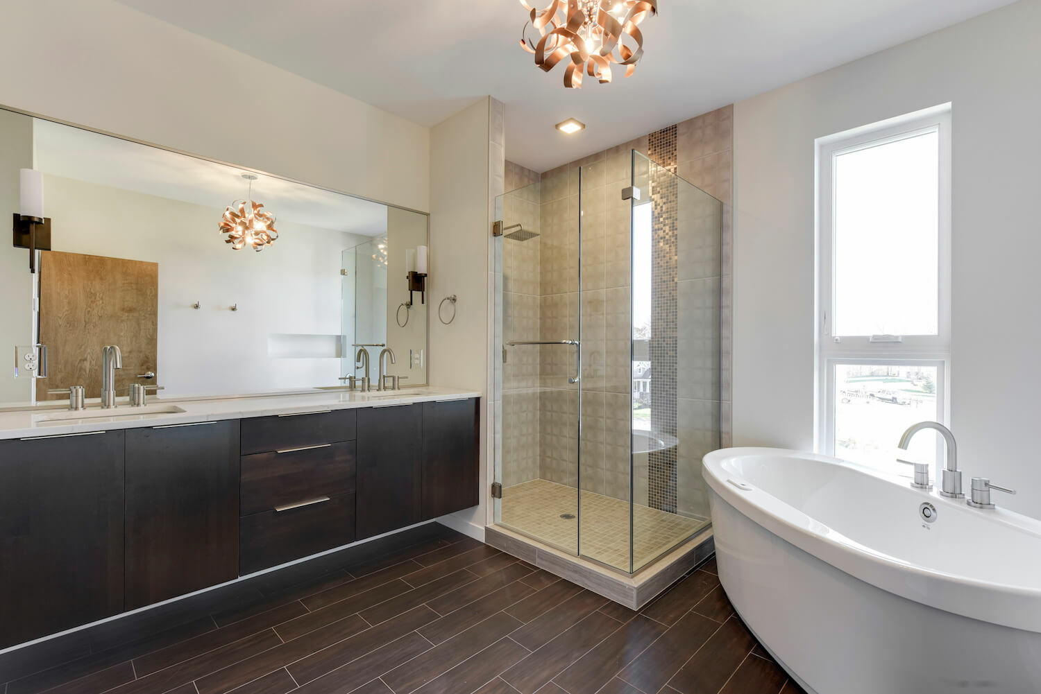 Spa inspired master bath