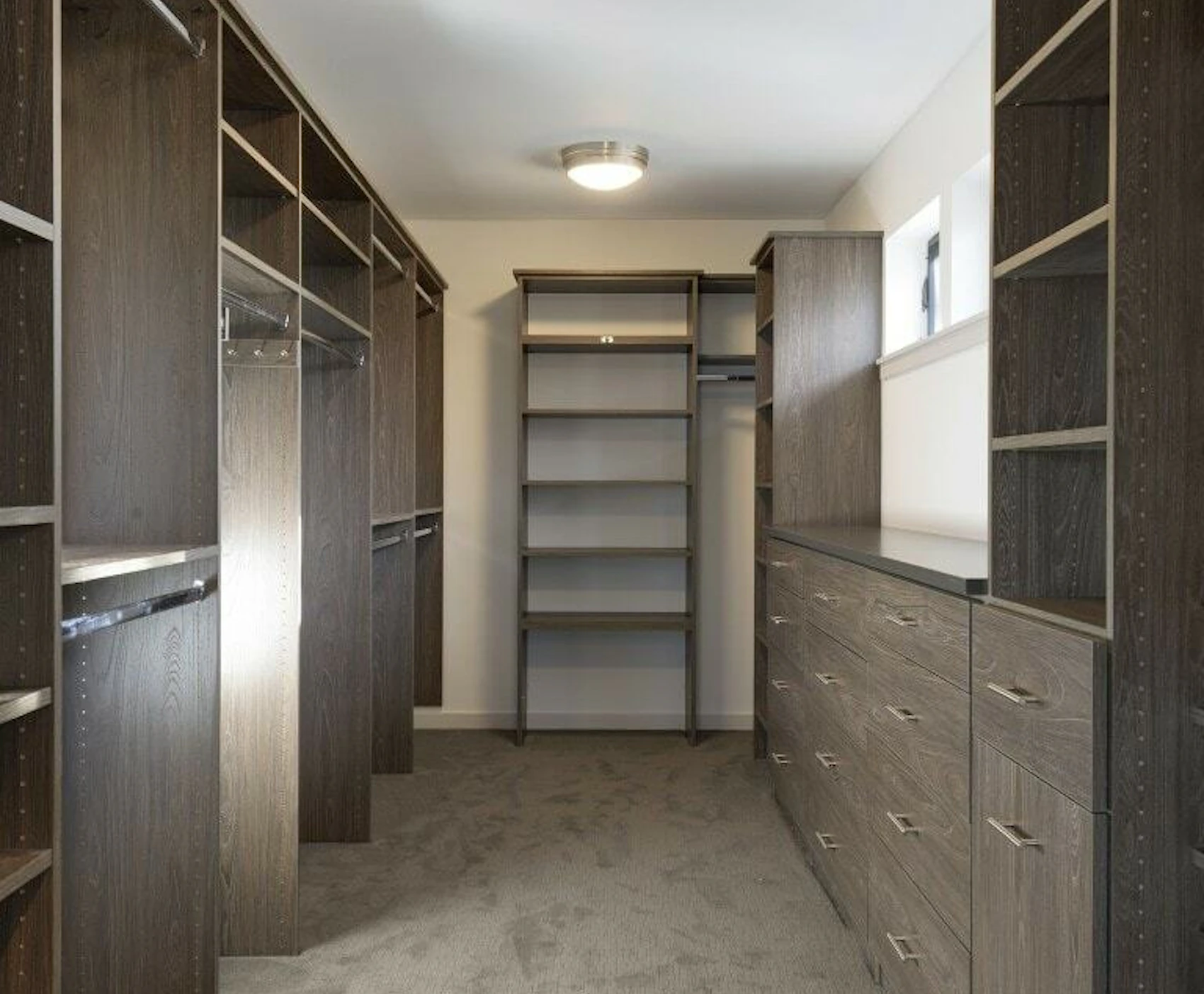 Extremely spacious walk-in closet