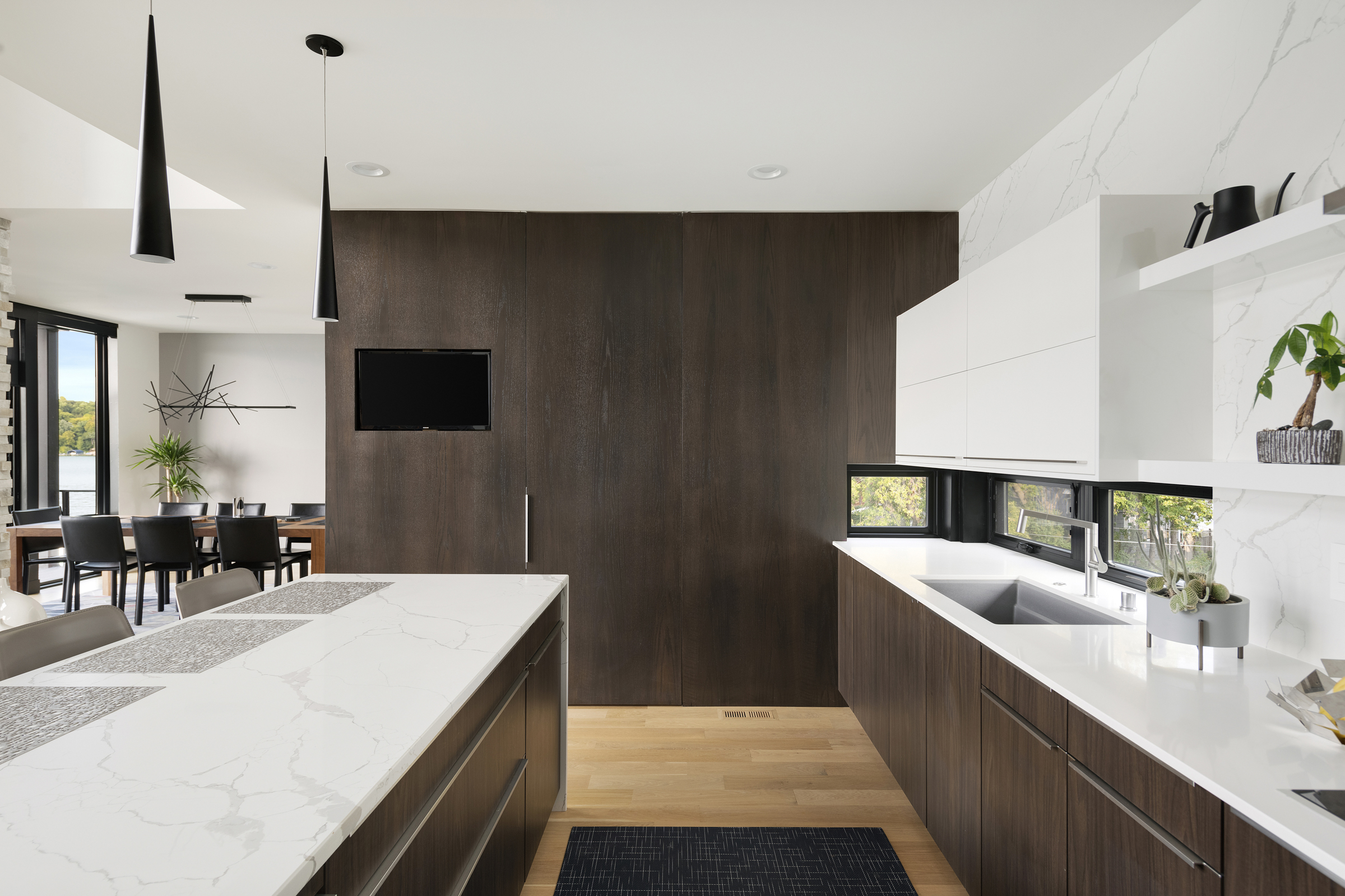 Sleek contemporary kitchen