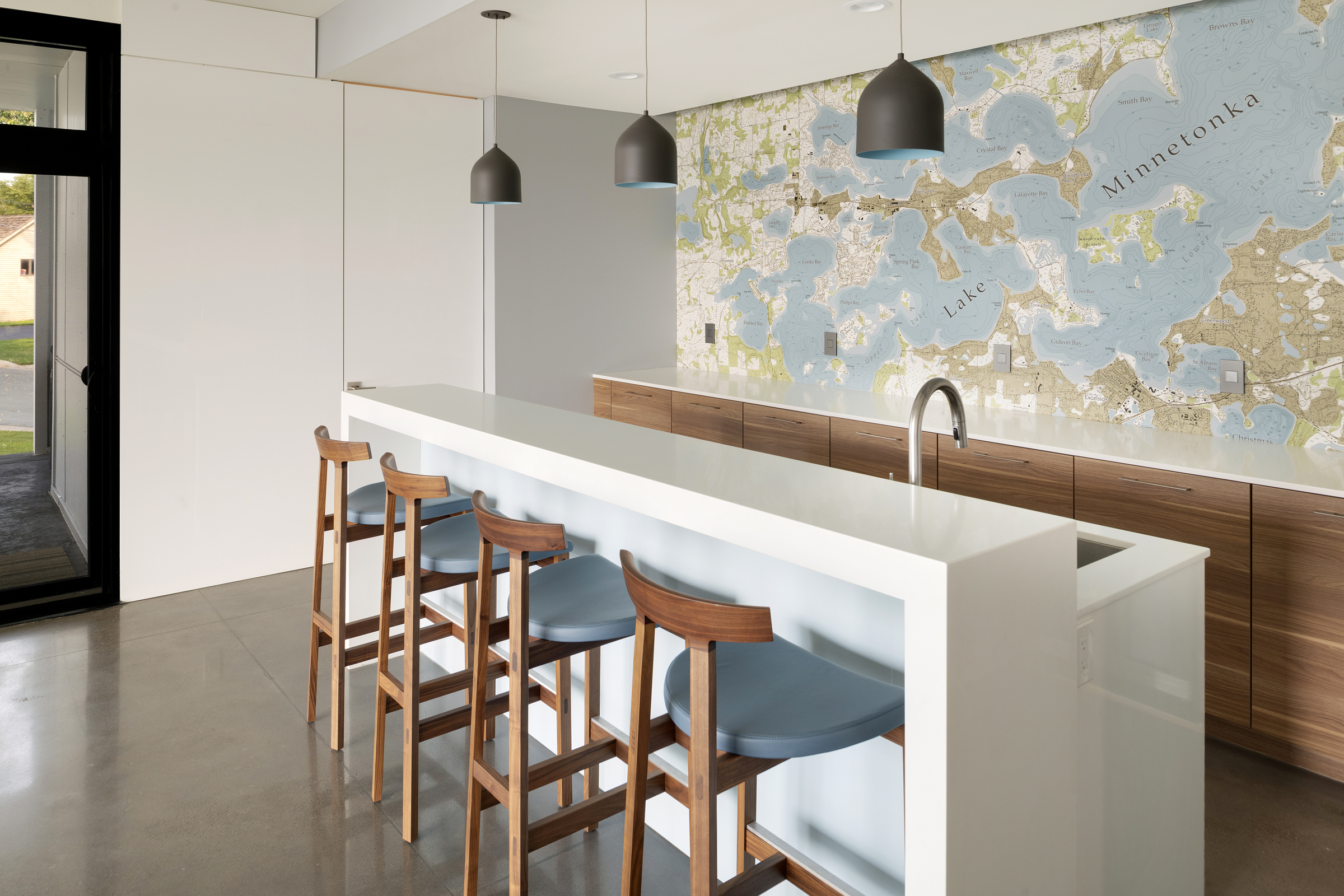 Custom bar of Lake Minnetonka