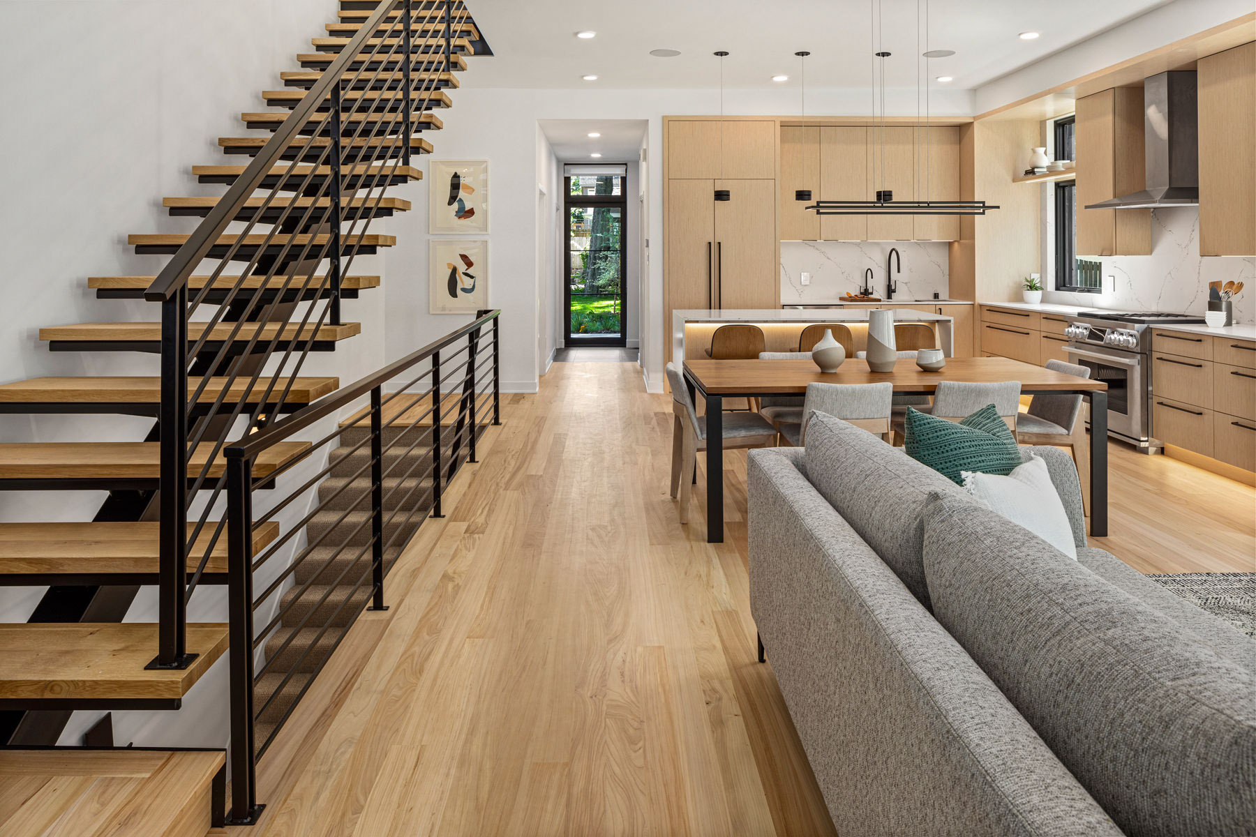 Expansive open floor plan