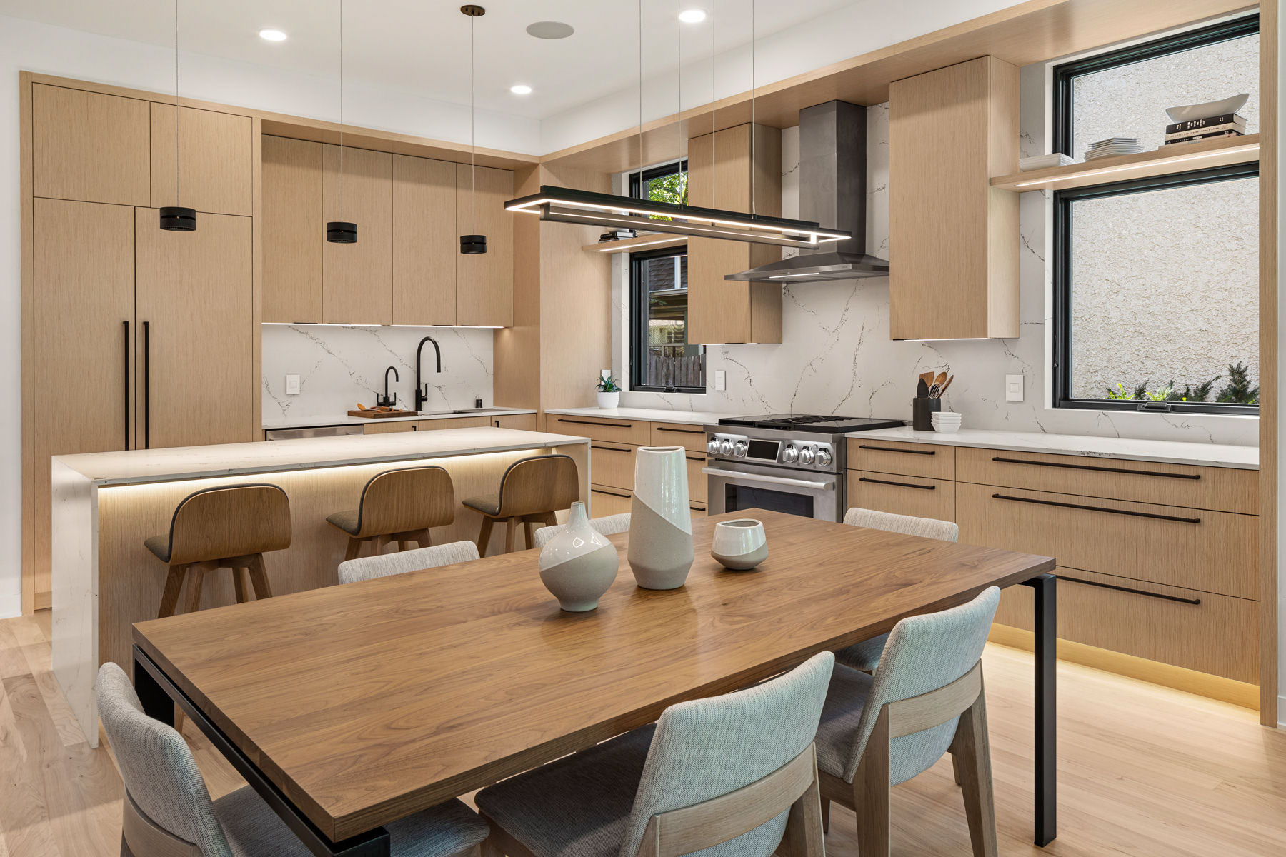 Modern kitchen with clean lines