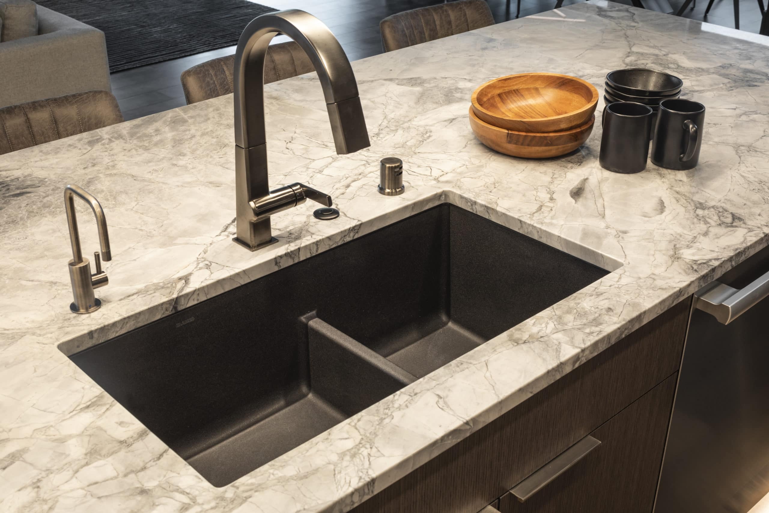 Quartzite kitchen counter