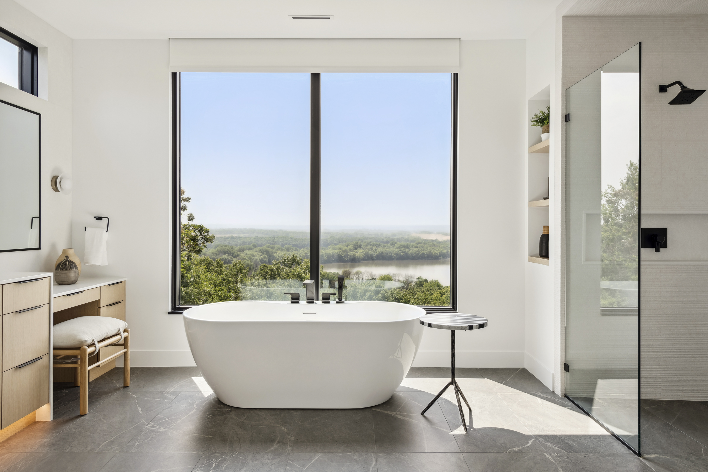 Master bath with breathtaking views
