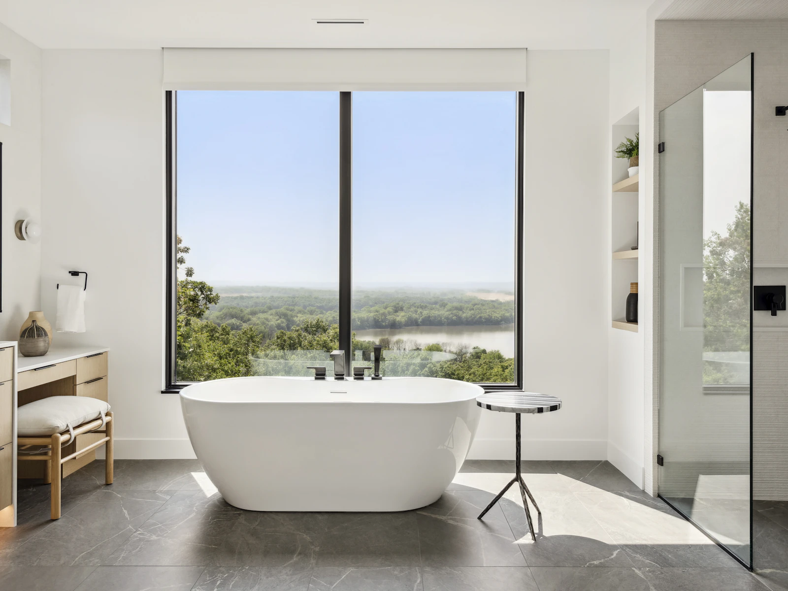 Master bath with breathtaking views