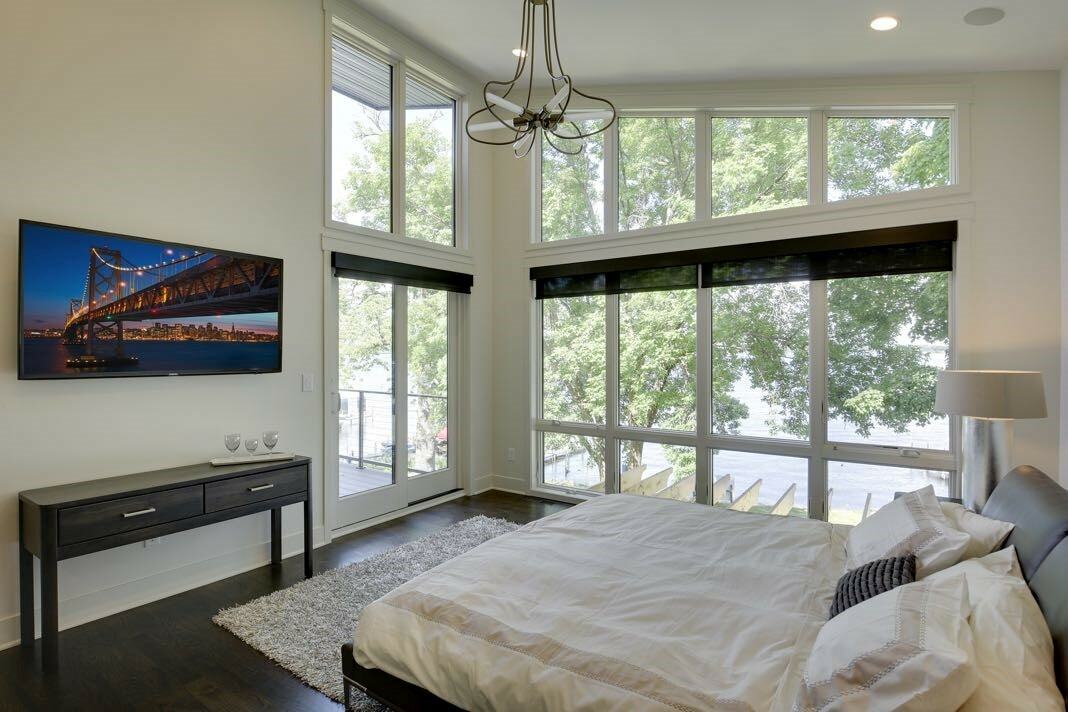 Master suite with a view
