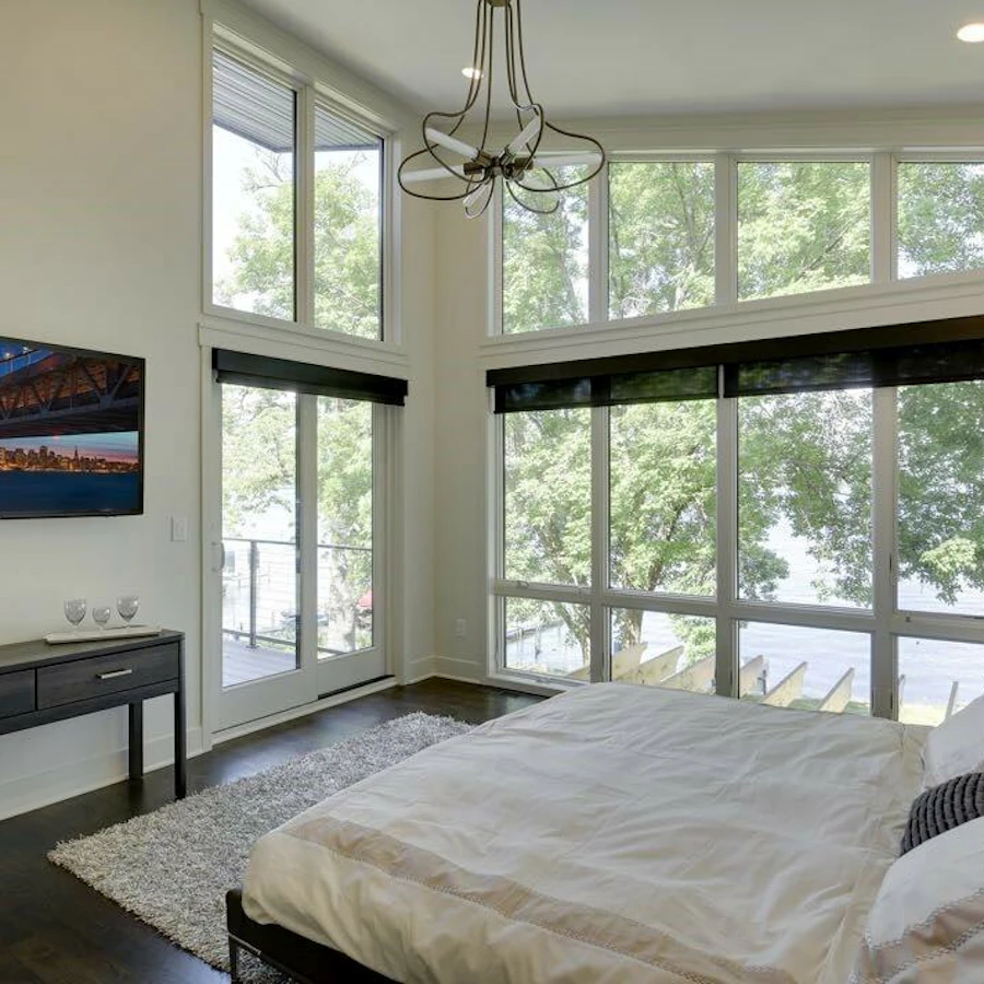 Master suite with a view