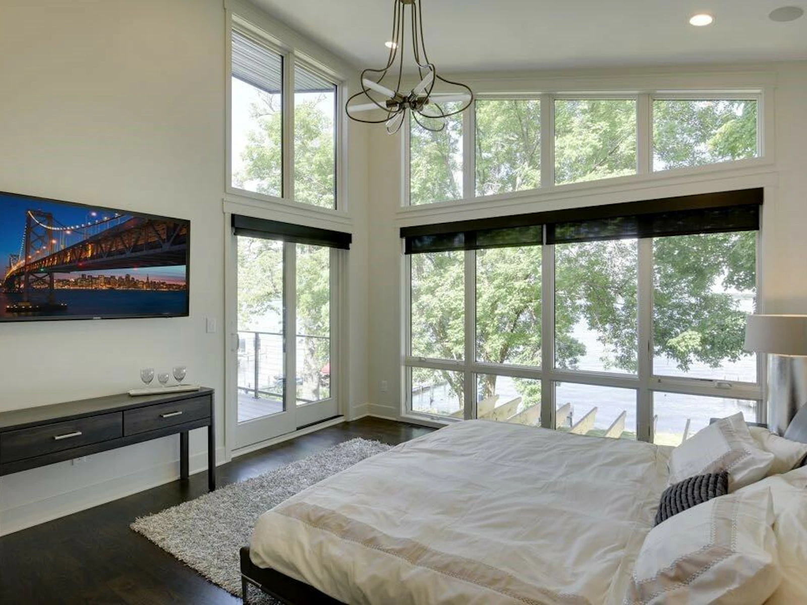 Master suite with a view
