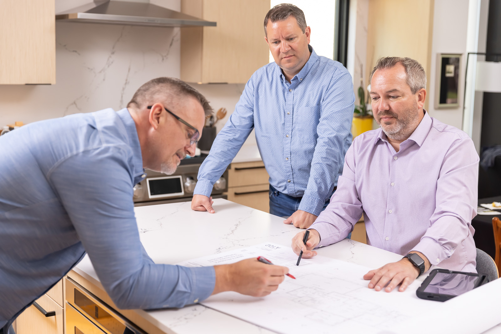 Chad, Ryan, and Vince of S9