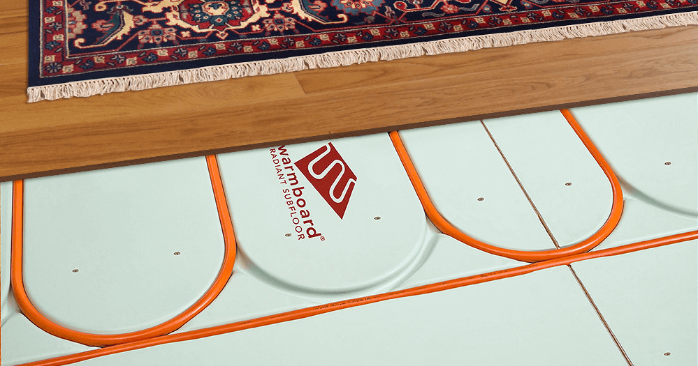 Cropped warmboard rug